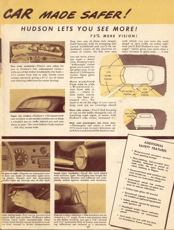 1948 Hudson Information Brochure Page 19